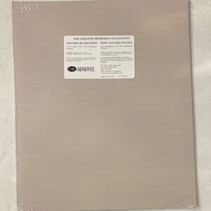 Creative Memories 10X12 Natural Ruled Paper